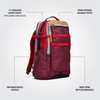 image:imageOGIO Alpha Mini Backpack 9 Liter StargazerDeep Maroon