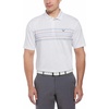 Blue/Gray/Coral Chest Stripe White