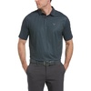 image:imageCallaway Mens Swing Tech Mini Print Short Sleeve Golf Polo Shirt MoistureWicking Ventilated Fabric Sun ProtectionCaviarBright White