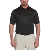 image:imageCallaway Mens Swing Tech Mini Print Short Sleeve Golf Polo Shirt MoistureWicking Ventilated Fabric Sun ProtectionSolid Caviar