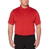 image:imageCallaway Mens Swing Tech Mini Print Short Sleeve Golf Polo Shirt MoistureWicking Ventilated Fabric Sun ProtectionTango Red  Jacquard