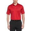 image:imageCallaway Mens Swing Tech Mini Print Short Sleeve Golf Polo Shirt MoistureWicking Ventilated Fabric Sun ProtectionTango Red