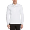 image:imageCallaway Mens Weather Series  Zip Mock Neck Pullover for Men Extended Sizes Mens Performance ApparelWhite