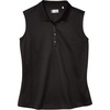 image:imageCallaway Womens OptiDri Sleeveless Golf Polo with UV Block Sun Protection Flexible Fit Ladies Performance ApparelCaviar