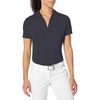 image:imageCallaway Womens OptiDri Tonal Short Sleeve Polo Shirt with Stretch Fabric and Sun Protection Extended SizingBlack