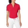 image:imageCallaway Womens OptiDri Tonal Short Sleeve Polo Shirt with Stretch Fabric and Sun Protection Extended SizingSalsa
