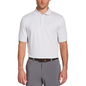 image:imageCallaway Mens Fine Line Stripe Short Sleeve MoistureWicking Stretch Golf Polo Shirt Available in Big amp TallBright White