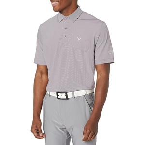 image:imageCallaway Mens Fine Line Stripe Short Sleeve MoistureWicking Stretch Golf Polo Shirt Available in Big amp TallDark Purple