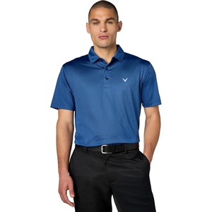 image:imageCallaway Mens Fine Line Stripe Short Sleeve MoistureWicking Stretch Golf Polo Shirt Available in Big amp TallPeacoat