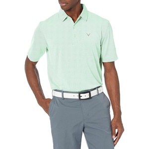 image:imageCallaway Mens Fine Line Stripe Short Sleeve MoistureWicking Stretch Golf Polo Shirt Available in Big amp TallSummer Green