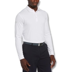 image:imageCallaway Mens Long Sleeve Moisture Wicking Golf Polo Shirt with Stretch Fabric Available in Big amp TallBright White
