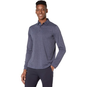 image:imageCallaway Mens Long Sleeve Moisture Wicking Golf Polo Shirt with Stretch Fabric Available in Big amp TallNavyChambray Heather