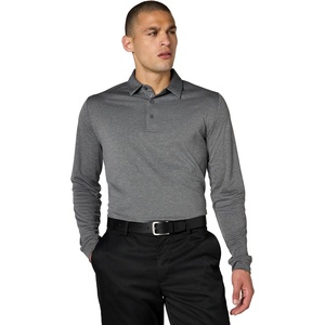 image:imageCallaway Mens Long Sleeve Moisture Wicking Golf Polo Shirt with Stretch Fabric Available in Big amp TallQuiet Shade Htr 20