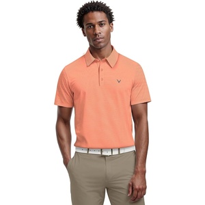 image:imageCallaway Mens Solid Optidri Short Sleeve Stretch Golf Polo Sun Protection MoistureWicking Available in Big amp TallCoral