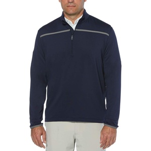 image:imageCallaway Mens Weather Series  Zip Mock Neck Pullover for Men Extended Sizes Mens Performance ApparelPeacoat
