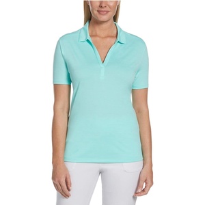 image:imageCallaway Womens Broken Stripe Ladies Golf Polo Shirt Moisture Wicking FabricAruba Blue