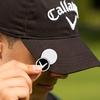 image:imageCallaway Magnetic Golf Ball Marker Hat Clips 2Pack  BlackWhite
