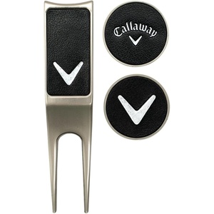 image:imageCallaway Golf Accessories Kit  Includes Divot Tool amp Two Ball MarkersBlack