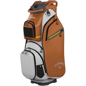image:imageCallaway Golf Cargo Cart BagWhiteCopperGolden Rod