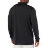 image:imageCallaway Mens Long Sleeve Core Performance Polo OptiDri Technology Sun Protection Golf Polo Shirts for MenBlack