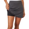 image:imageCallaway Womens Heather Golf Skort for Women with Stretch Fabric TrueSculpt and OptiDri TechnologyBlack Heather