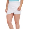 image:imageCallaway Womens Heather Golf Skort for Women with Stretch Fabric TrueSculpt and OptiDri TechnologyBrilliant White