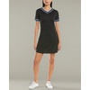 image:imageCallaway Womens VNeck Colorblock Short Sleeve Golf Dress with Truesculpt Stretch Fabric MoistureWicking Sun ProtectionCaviar