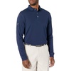 image:imageCallaway Mens Long Sleeve Core Performance Polo OptiDri Technology Sun Protection Golf Polo Shirts for MenPeacoat