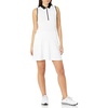 image:imageCallaway Womens Sleeveless Flounce Golf Dress with Inner Short Racer Back Truesculpt Technology Stretch FabricBrilliant White