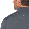 image:imageCallaway Weather Series Mens 14 Zip Golf Sweater with Mock Collar Thermal Merino Wool Breathable Soft FabricQuiet Shade Grey