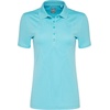 image:imageCallaway Womens OptiDri Chevron Short Sleeve Golf Polo Shirt Stretch Fabric MoistureWicking Sun ProtectionBlue Atoll