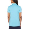 image:imageCallaway Womens OptiDri Chevron Short Sleeve Golf Polo Shirt Stretch Fabric MoistureWicking Sun ProtectionBlue Atoll