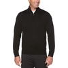 image:imageCallaway Weather Series Mens 14 Zip Golf Sweater with Mock Collar Thermal Merino Wool Breathable Soft FabricBlack Onyx