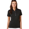 image:imageCallaway Womens Golf Short Sleeve Pique Open Mesh Polo ShirtBlack