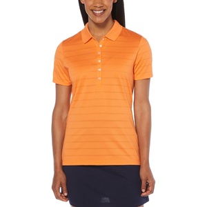 image:imageCallaway Womens Golf Short Sleeve Pique Open Mesh Polo ShirtCarrot