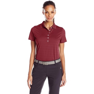image:imageCallaway Womens Golf Short Sleeve Pique Open Mesh Polo ShirtZinfandel