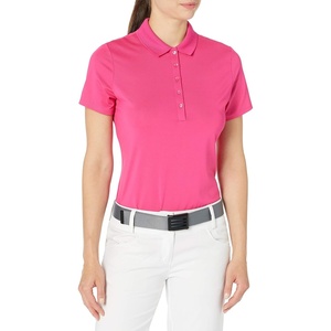 image:imageCallaway Womens OptiDri Chevron Short Sleeve Golf Polo Shirt Stretch Fabric MoistureWicking Sun ProtectionVery Berry
